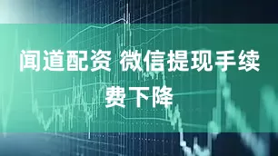 闻道配资 微信提现手续费下降